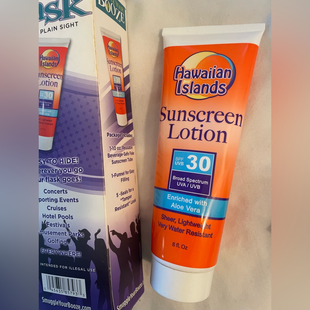 Fake sunscreen flask - Picture 2 of 2